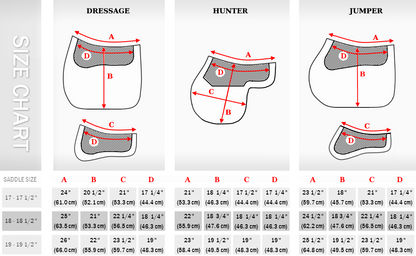 EquineLux Easy-Adjustable™ saddle pad with sheepskin lining/contour roll, and pockets for shims (3 colours available)