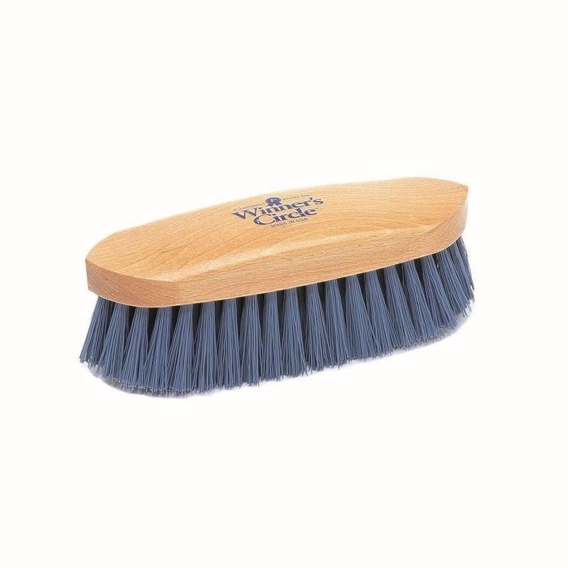 Hillbrush Equestrian 8.25" Medium Stiff Polypropylene Wood Dandy Brush - Sagebrush Tack