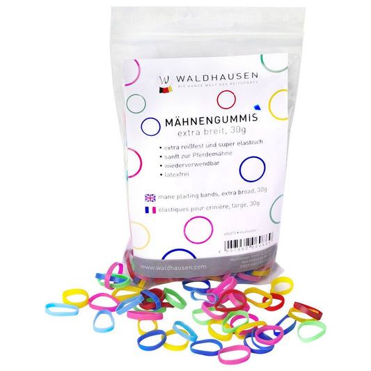 Waldhausen X-Wide Rainbow Braiding Elastics - 30 g