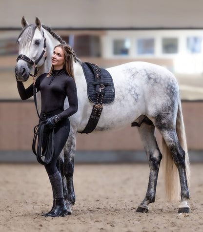 Rose Gold Lunging Surcingle