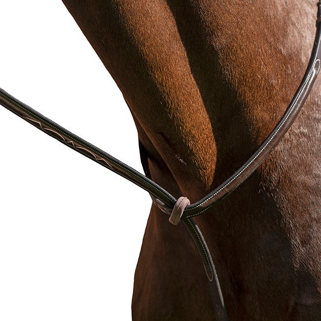 M. Toulouse Platinum LIZA Fancy Stitched Raised Standing Martingale