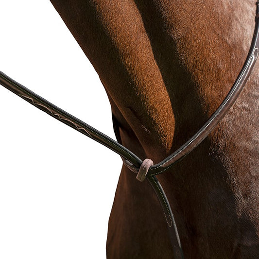 M. Toulouse Platinum LIZA Fancy Stitched Raised Standing Martingale