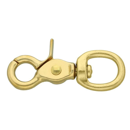 Trigger Snap (Brass) for reins, dog leashes