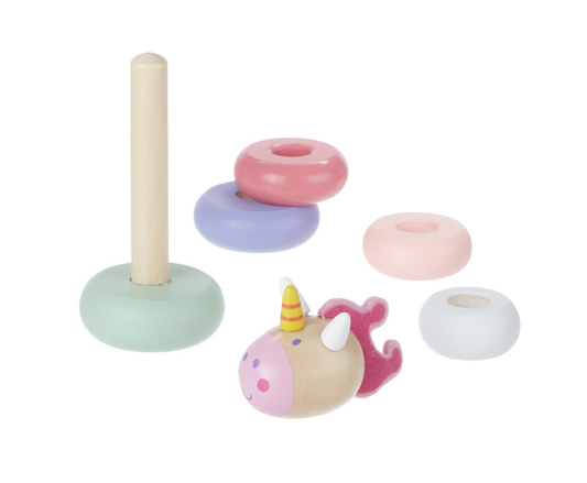 Ganz Wooden Unicorn Stacking Toy