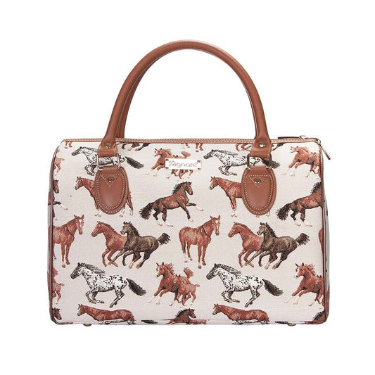 Signare Travel Bag - Running Horses