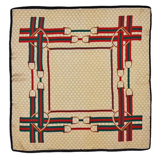 Silky Scarf - English Stirrup 28" x 28"