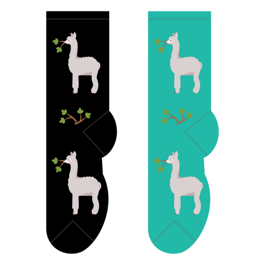 Foozys Ladies Socks - Alpacas